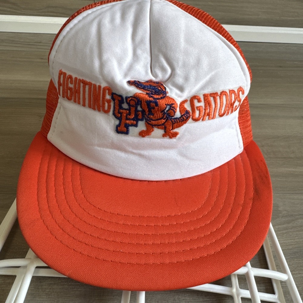 Vintage University of Florida Fighting‎ Gators Stitched Snapback Hat Rare 1970's